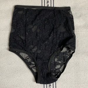 American Apparel High Waisted Lace Underwear